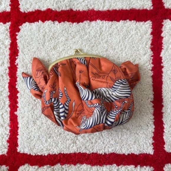 Anthropologie Handbags - Anthro Pilcro & the letterpress Zebra Make Up bag